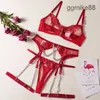 lencería Conjunto de lencería sexy Ropa interior muy de encaje para mujeres Cadena de metal ultrafina Con aros Conjuntos de sujetadores bordados eróticos y bragas Disfraces porno Bralette Bras 0PCZ