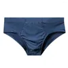 Underpants Mens Sexy U Convex Underwear Briefs Men Soft Penis Pouch Breathable Panties Lingerie Low Rise Solid Gay Slip Homme