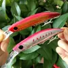 Balıkçılık Kancaları Tsurinoya 8pcs Renk Batan Minnow Balıkçılık Cazibesi DW77 110mm 23G Uzun Döküm Büyük Alabalık Deniz Kabası Tuzlu Suyu Sert Yem Sallanım 231101