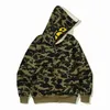 Designers Sharks Full Zip Up Hoodie Men Designers Sharks Hoodies Womens Jackets Hoody Sweatshirt Camouflage Hooded tröja Cardigan Zipper Casual Long Sleeve