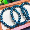 Strand Natural Green Kyanite Bracelet Healing Fashion Reiki Crystal Gemstone Man Woman Fengshui Jewelry 1pcs 8/9mm