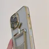 Moda Süt Çay Kupası Bling Glitter Star Quicksand Case için İPhone 14 13 11 12 12 15 PRO Max Shiny Sequins Şeffaf Kaplama Kapağı