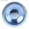 Yoyo professionnel magique Yoyo jouet insensible yoyo T5 Overlord en alliage d'aluminium métal Yoyo 8 roulement à billes KK avec ficelle pour enfants jouetsL231102