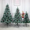 Entrega DHL 1.2M 1.5M 1.8M 2.1M 2.4M Árvore de Natal artificial, pinheiro de Natal apagado com 1200 pontas de galhos de PVC, suporte de metal dobrável Natal interno para festa em loja doméstica