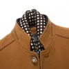 Laine pour hommes Manteau de laine pour hommes veste d'hiver en cachemire hommes coupe-vent décontracté longue coupe ajustée Trench en laine épaisse avec écharpe détachable s 231101