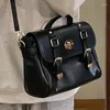 Abendtaschen Frauen Koreanische Mode Schwarz Große Kapazität Damen Schulter Messenger Pu Leder Japanische JK Reise Aktentasche Handtaschen