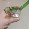 Hoge borosilicaat Glazen Bong Fashion Middle Size eenvoudig geïntegreerde filter rookpijp huishouden dagelijkse rookpijp roken set kleurpijp bong