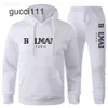 the Suit Balman Love Designer Hoodie Ballmain Pure Cotton Fashion Balmian Trousers Sweatshirt Sportswear Mens Same Clothing for Tracksuits