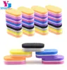 Nail Art Tools Nail ToolsNail Files 50 Pcs Double Color Mini Nail Sponge Files Buffer Block Buffing Sanding Nails File Pedicure Ma8753516