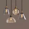 AC100-240V Classic Vintage Pendant Light Cafe Creative Glass Pendant Bar Lamp Clothing Store Fixtures Hängande pendelljus