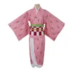 Anime Demon Slayers Kamado Nezuko Cosplay Costume Kimono cosplay