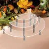 Bakeware Tools Acrylic Cupcake Stand Display Christmas Wedding Party Cake Holder Desktop Dessert Tray Stackable