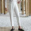 Ternos masculinos 2023 primavera outono negócios formal wear calça roupas casuais calças de escritório masculino calças retas hombre i241