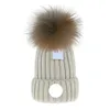 Chapéu de desenhista inverno gorro de lã de malha chapéu mulheres quentes faux fur pom beanies chapéus moda versátil presente de natal equipado carta ao ar livre esqui lazer tempo chapéus