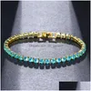 Bracciale rigido Honghong stelle luminose di fascia alta Una varietà di colori Bracciale zircone Temperamento Regalo personalizzato per festa di nozze Dhgarden Dhz9O