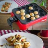 Machines à pain 220V EU 800W Chibi Maruko Machine de cuisson ménage électrique Takoyaki fabricant boules de poulpe gril Pan outils de cuisson professionnels