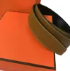 2021 Mens Belt Fashion Big Gold Buckle Hemes Real Leather Top Women Belt High Quality Men Belts with Box Fast 7126073