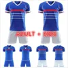 QQQ8 Man Kids Kit 1984 1998 2000 Retro Vintage piłka nożna Zidane Henry Maillot de Foot Euro Finals Mundurs Football Jersey