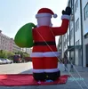 Großhandel Riesiger aufblasbarer Weihnachtsmann im Freien, aufblasbarer Vater, alter Mann, Dekoration, maßgeschneiderte Werbung