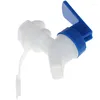 Torneiras de pia do banheiro 1 pc torneira de garrafa de vinho com capa de poeira para suco de vidro torneira à prova de poeira boca plug bibcocks imprensa-tipo