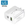 SMART 12W 2.4A PD USB C CHARGER AC AC Home Travel Power Adapter Type C Зарядные устройства для iPhone 14 15 Samsung S22 S23 Xiaomi PC mp3