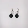 Brincos pendurados suekees goth gota brincos moda jóias pendientes vintage longo brinco acrílico contas de cobre para acessórios femininos