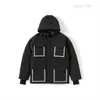 2023Luxury Mens ner North Winter Hooded Canada OVO co-branding förtjockar varma jackor män kläder reflekterande bokstäver xs-xxl