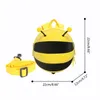 Baby Walking Wings 63HC Baby Walking Safety Harness Reins Kid Toddler Strap Daypack with Detachable Leash Cute Mini Bee Backpack 231101