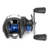 BAITCASTING REELS 2023 AK200 7.2: 1 Hög hastighet Fiskrulle vänster Högerbromssystem 8 kg draghjul -40