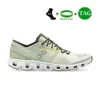 cloud op schoen On Shoes Cloud x 3 Workout Crosstraining Schoenkussen Mesh Sneakers ivoorzwart eclipse magneet middernacht heron fawn magneet olijf reseda