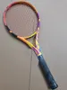 テニスラケットカーボンファイバー純粋なエアロラファラケットと弦とバッグトップクロップアダルトラケット卸売
