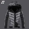 Parkas pour hommes Veste d'hiver Hommes 2022 Col de fourrure à capuche épais chaud coton vêtements d'extérieur homme patchwork Parka et manteaux coupe-vent Parkas mâle M-5XL J231102