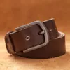 Belts Top Cow genuine leather belts for men luxury designer high quality fashion style vintage brown cowboy male belt 231101