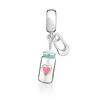 Lösa ädelstenar 2023 925 Sterling Silver Summer Fruit Watermelon Beer Pineapple Diy Pärlor Fit Original Charms Armband Smyckesgåvor