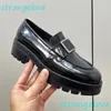 Calfskin metalowe mokasyny 100% prawdziwy designerka skórzana mokradła damskie Oxford buty Moccasins luksusowe sukienki Buty Platforma Platforma Dermal Sole Penny Designer Mejczyki 35-42