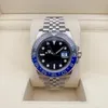 SX Relógio Masculino Todos os Trabalhos Relógios Mecânicos Automáticos Aço Inoxidável Azul Preto Cerâmica Vidro Safira 40mm Relógios Masculinos Relógios de Pulso Função Completa