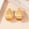 Hoop Earrings Exaggerated Geometric Water Drop Metal For Women Party Holiday Fashion Jewelry Ear Accessories E405