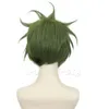 Danganronpa V3: tuer l'harmonie Rantaro Amami Cosplay perruque Costume vert cheveux synthétiques courts cosplay