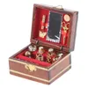 Akcesoria do lalki 1set mini biżuteria modelka Dollhouse miniatury dzieci dekoracja DIY 231102