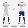 Other Sporting Goods Sublimtion Custom High Qualtiy Black And White Football Uniform 1 Piece Minimum Order Soccer Jersey Set For Men's M930 231102