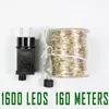 Cordes 10M-200M LED Guirlandes Guirlandes Rue Fée Lampes De Noël En Plein Air Étanche Pour Patio Jardin Maison Arbre De Mariage DécorationLED