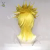 Dio Brando Jojo Bizarre Adventure hommes court doré Anime Cosplay perruque résistant à la chaleur synthétique perruques cosplay