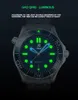 Wristwatches Original JHLU Automatic Watch Mens Mechanical Waterproof Ceramic Ring Luminous Sports Diving 231101