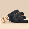 Belts Emperor Ladies Belt Temperament Delicate French Gold Buckle Leather Niche Light Luxury Women's Pants