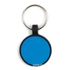 Round Dog Tags Keyring Food Grade Silicone Pet Tag DIY Cat And Dog ID Card Keychain