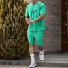 Luxury Designer Casual Sets Tracksuit Men Summer Fashion Sport Suit T-Shirt with Shorts suits Sportswear Two Pieces Outfits Male Hip Hop Streetwear S-5XL