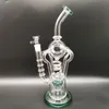 2023 Master Piece Heady Bong Incycler Recycler Glass Bongs Dab Rig Lookah Lab 14.4mm Manlig Joint Handmade Bubbler