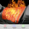 Steering Wheel Covers Heated Seat Cushion For Motorcycle Electric Bikes Heating Cover 3-Gear Temperature Setting Waterproof Leather Pad