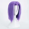 Rakieta zespołu cosplay peruka fioletowa odporna na ciepło syntetyczne peruki włosy