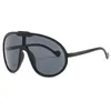 Sonnenbrille Mode Winddicht Große Rahmen Outdoor Einteilige Frauen Männer 2023 Hohe Qualität Trend Produkt Übergroßen Brille